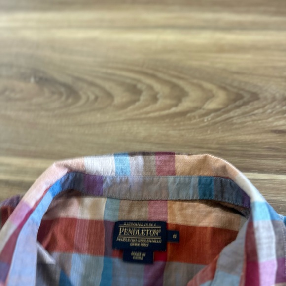 Pendleton womens plaid long sleeve button down shirt size small - Picture 3 of 4